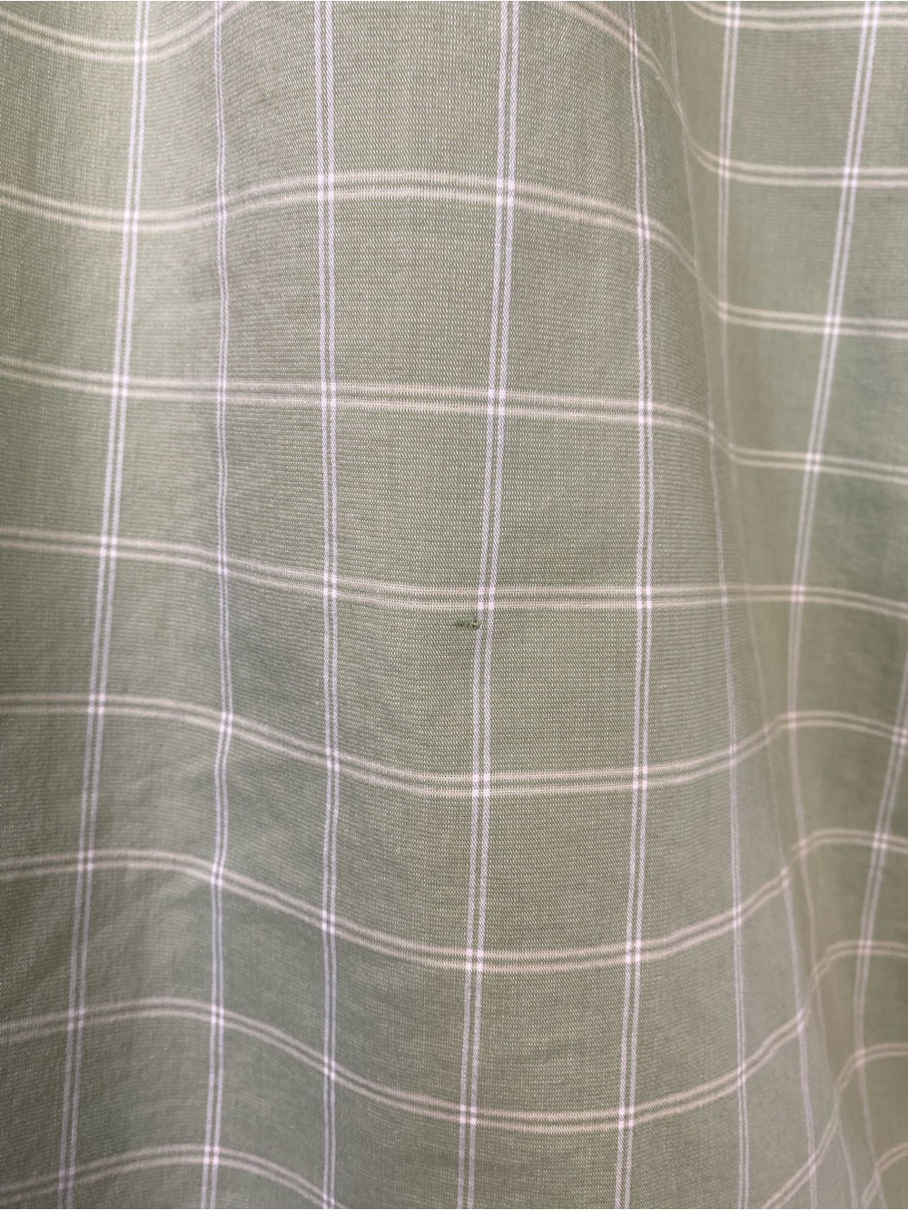Eddie Bauer Classic Green Plaid Button-Down Shirt XL Outdoors Dadcore Minimalist - Picture 9 of 15